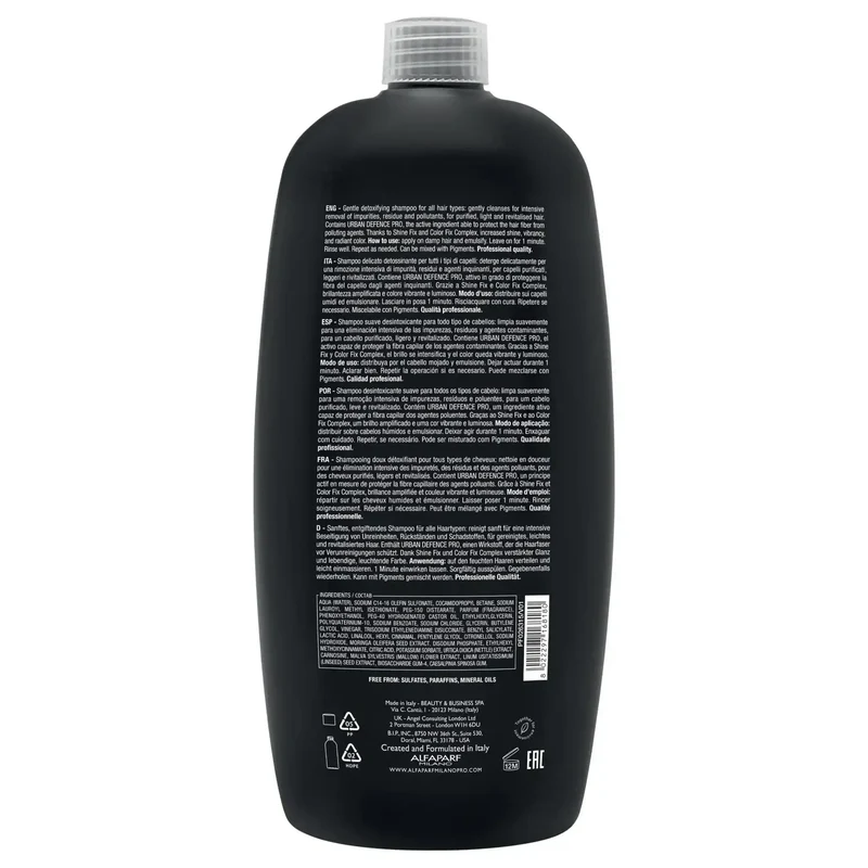 Alfaparf Semi di Lino Detoxifying Low Shampoo 1000ml - Per tutti i tipi di capelli