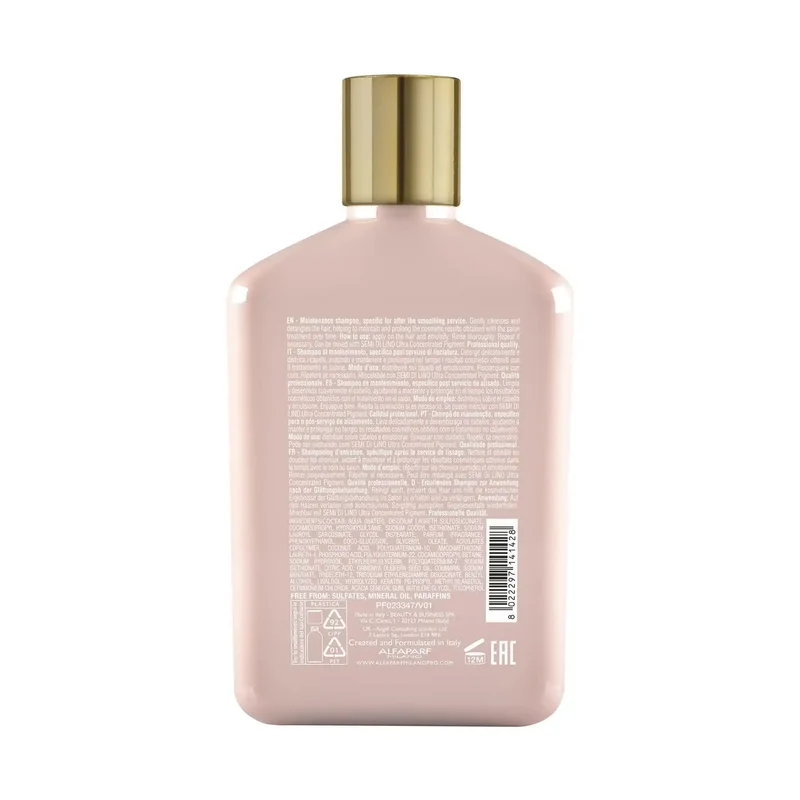 Alfaparf Keratin Therapy Lisse Design Maintenance Shampoo 250ml - Shampoo di Mantenimento con Cheratina