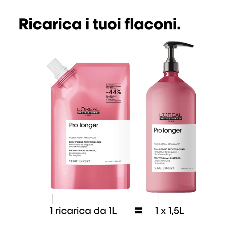 Pro Longer Shampoo Refill Ricarica 1000ml L'Oréal Professionnel