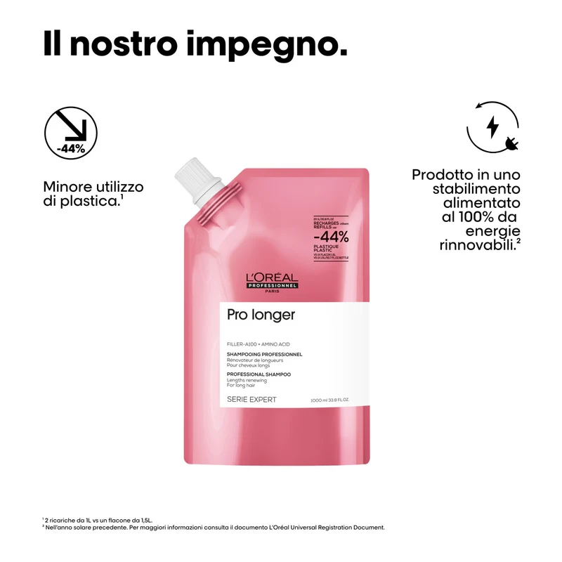 Pro Longer Shampoo Refill Ricarica 1000ml L'Oréal Professionnel
