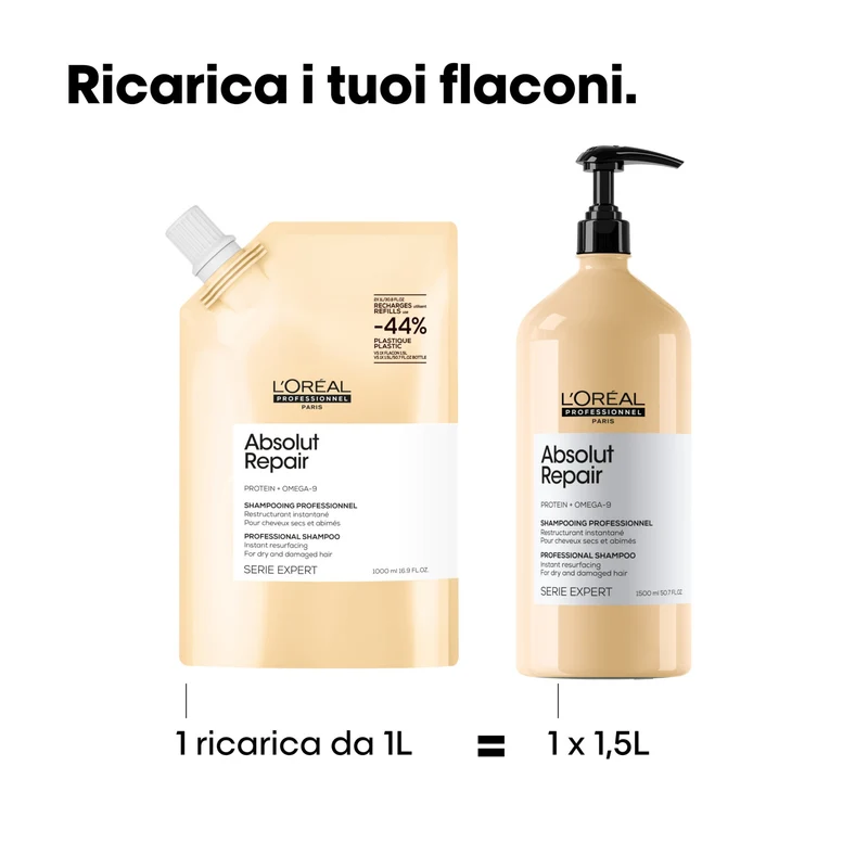 L’Oréal Professionnel Absolut Repair Shampoo Refill 1000ml