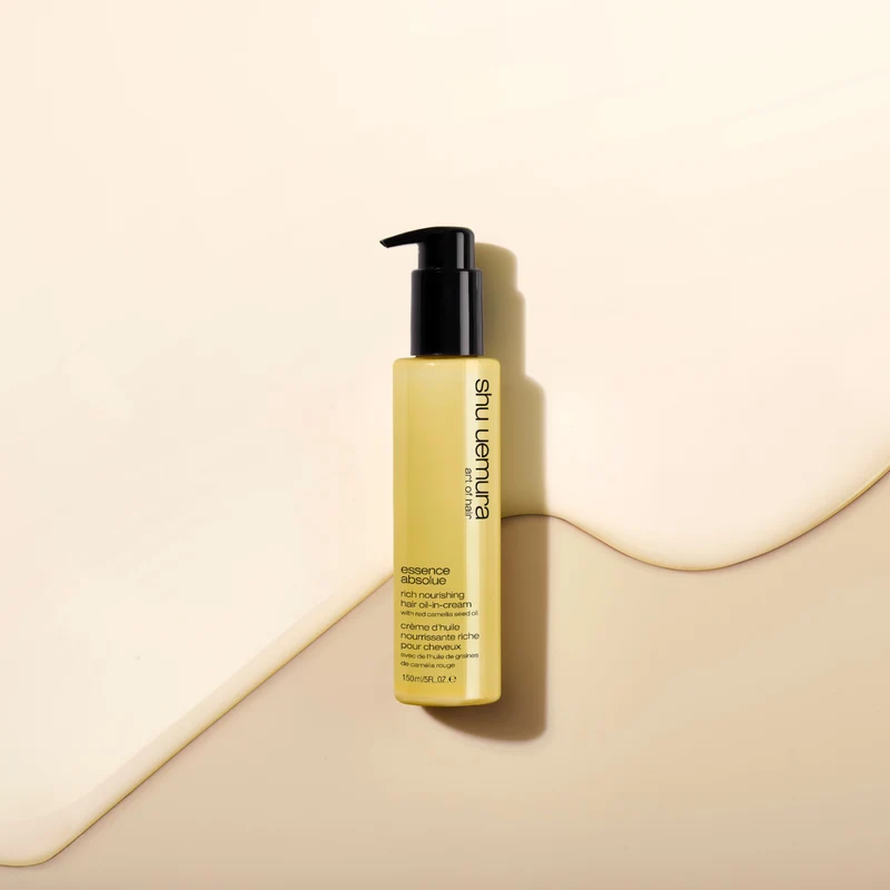 Shu Uemura Essence Absolue Rich Nourishing Hair Oil In Cream 150ml per Capelli Molto Secchi e Crespi