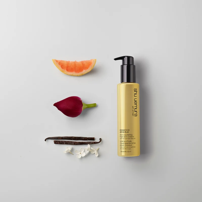 Shu Uemura Essence Absolue Rich Nourishing Hair Oil In Cream 150ml per Capelli Molto Secchi e Crespi
