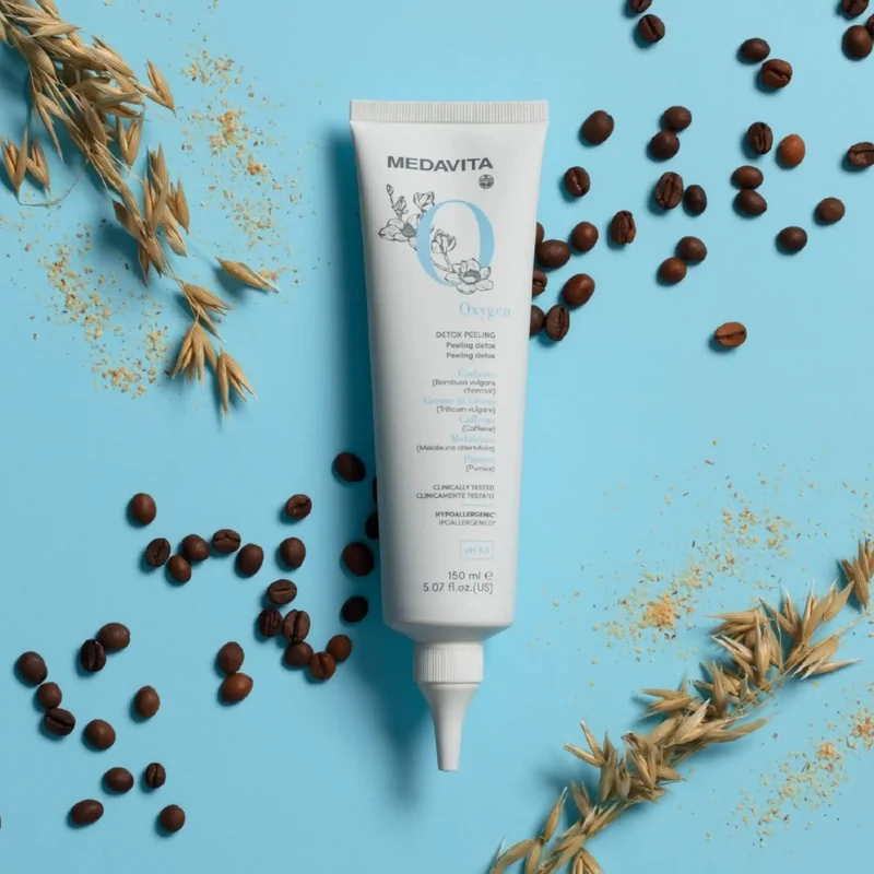 Medavita Oxygen Peeling detox rigenerante e levigante - per capelli trendenti al grasso e alla forfora