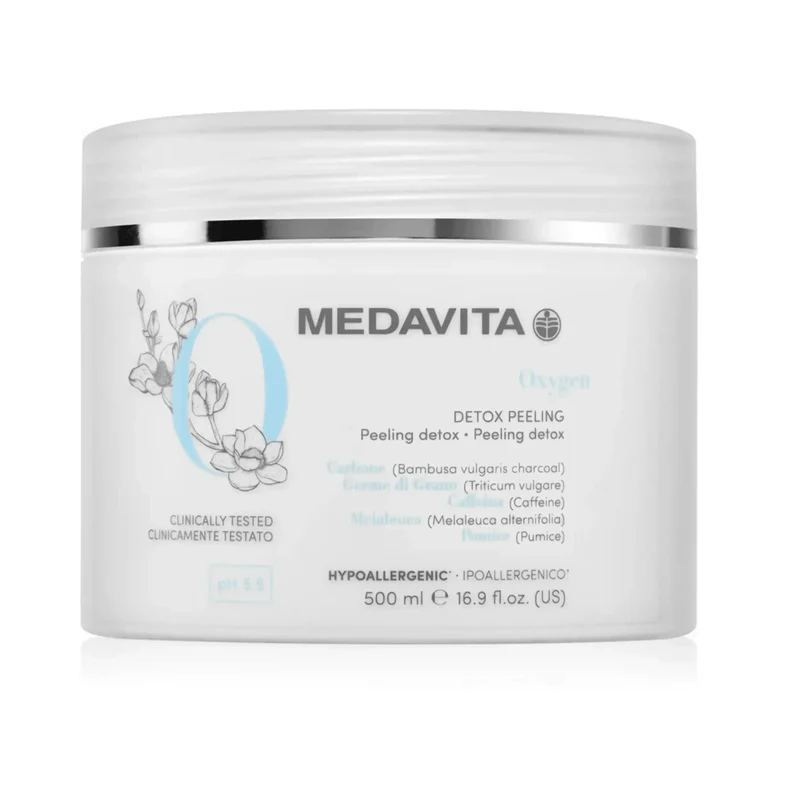 Medavita Oxygen Peeling detox rigenerante e levigante - per capelli trendenti al grasso e alla forfora