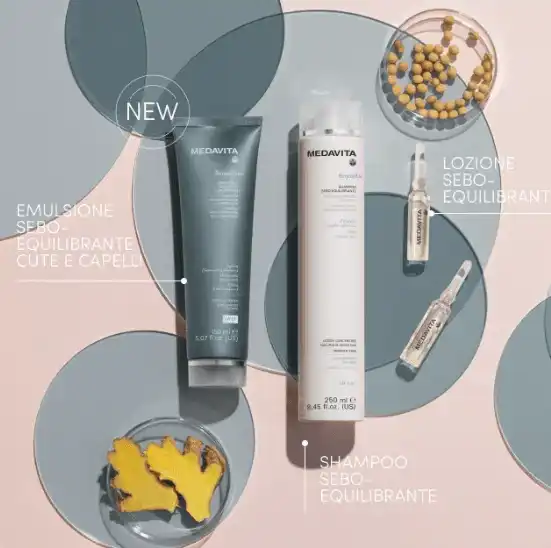 Medavita Requilibre Emulsione Seboequilibrante Hair e Scalp Balancing Conditioner - per Capelli Grassi , Cuti Grasse , Cuti Seborroiche
