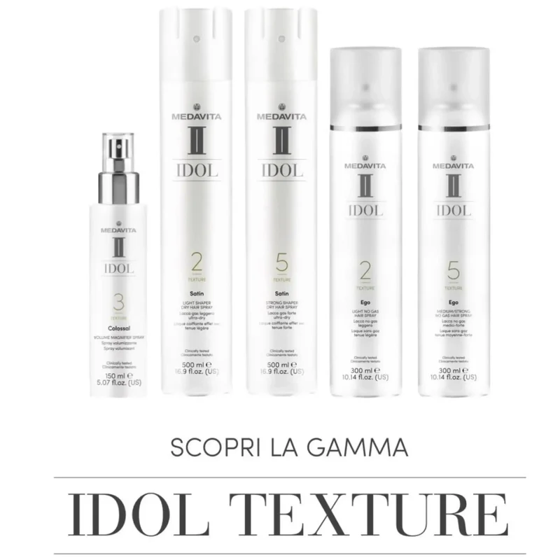 Medavita Idol Texture Satin Lacca Gas Leggera Ultra-Dry 500ml