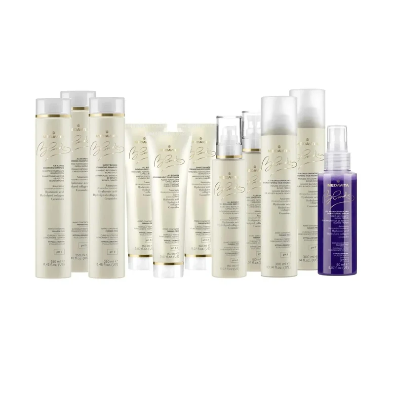 Medavita Blondie All Blondes No Breakage Serum 150ml - Siero Anti-Rottura per Capelli Biondi Fragili e Fini