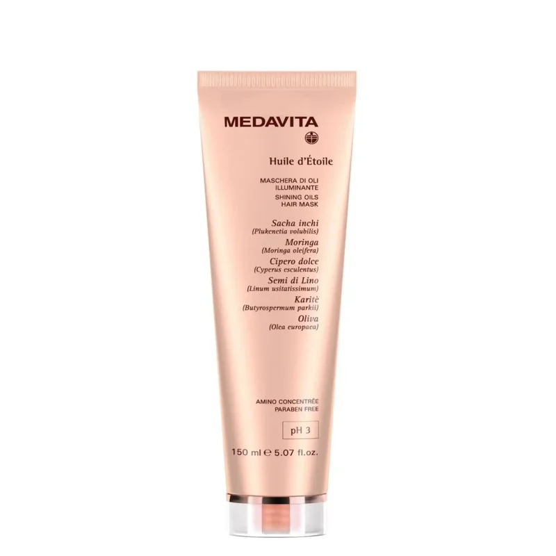 Medavita Huile D'Étoile Shampoo e Maschera - Trattamento Illuminante per Capelli Spenti