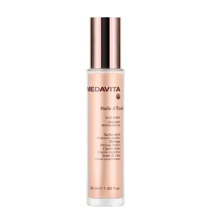 Medavita Huile D'etoile Kit Shampoo Maschera e Olio Aureo per capelli spenti e senza vita