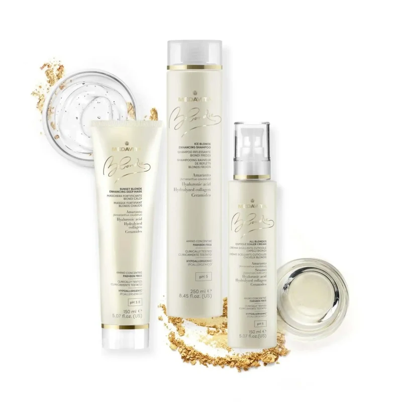 Medavita Blondie All Blondes Bonding Light Conditioner 150ml - Balsamo Corporizzante per Tutti i Capelli Biondi