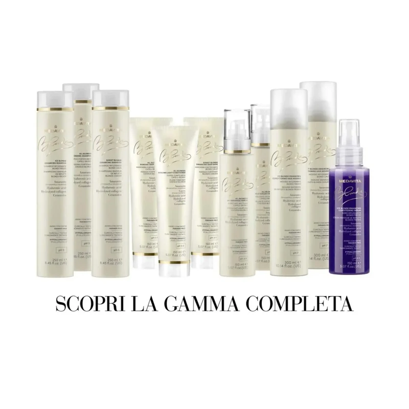 Medavita Blondie All Blondes Bonding Deep Mask 150ml - Maschera Rimpolpante per Tutti i Capelli Biondi