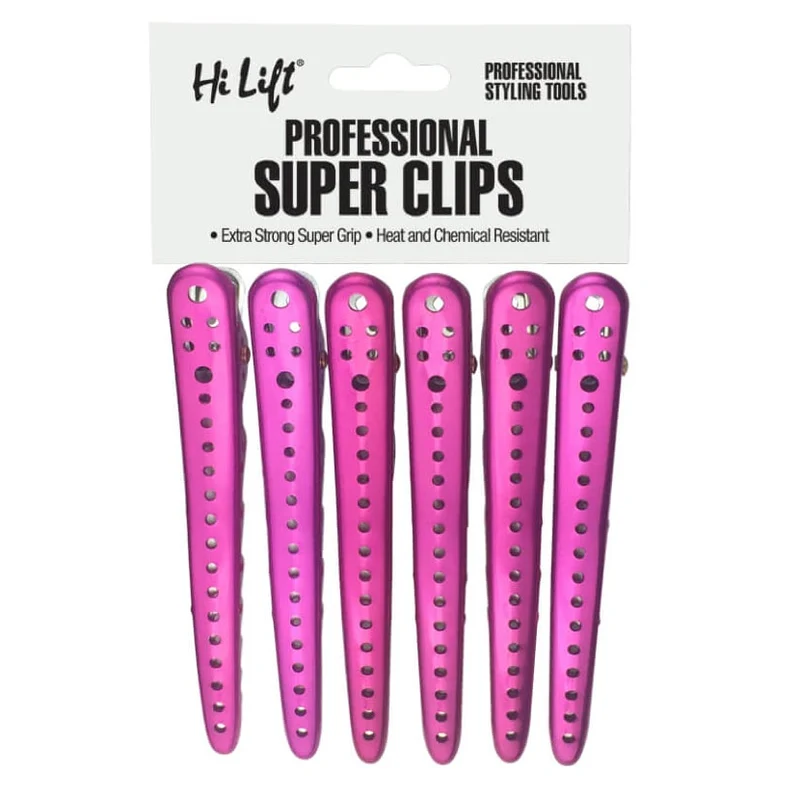 Professional Super Clips 6 Pieces