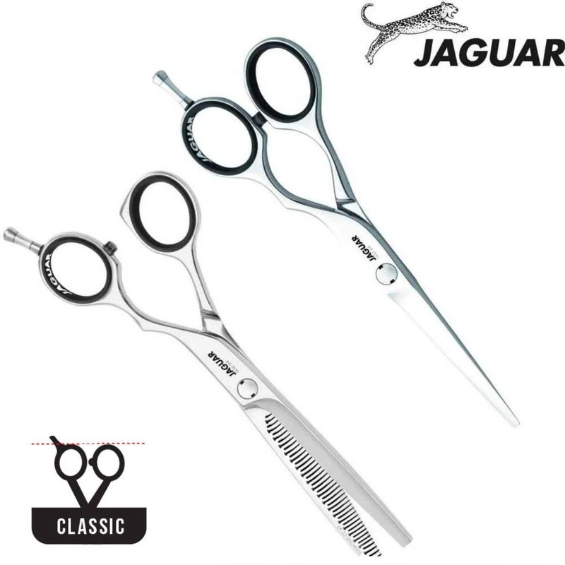 Set di forbici da parrucchiere Jaguar Gold Line Diamond Classic
