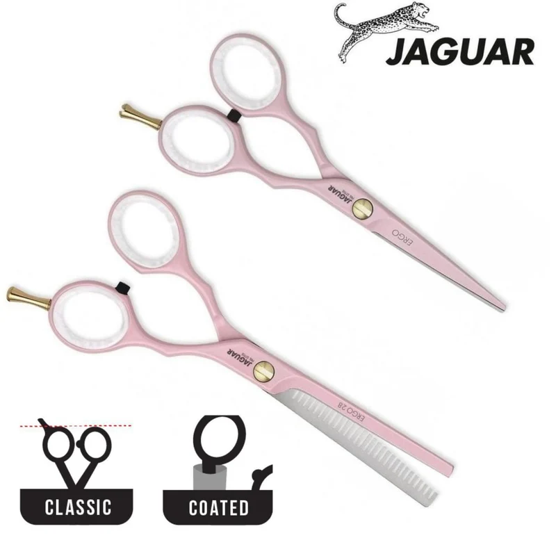 Set di forbici da parrucchiere Jaguar Pink Pre Style Ergo