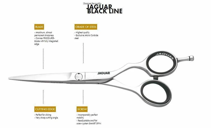 Forbici da parrucchiere Jaguar Black Line Euro-Tech