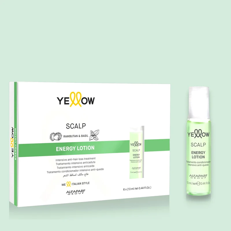Yellow Scalp Energy Lotion 6x13ml