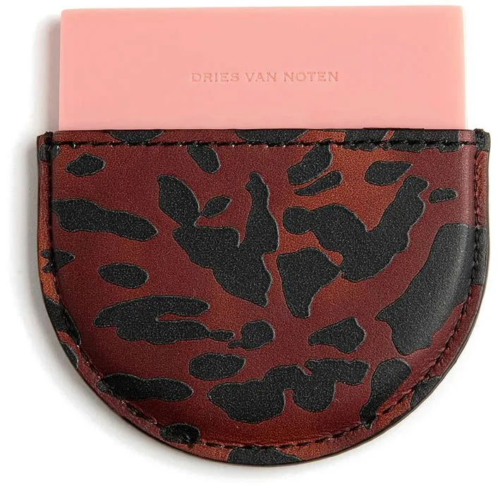 Specchio a Mezzaluna in Resina Pink Dvn Mirror