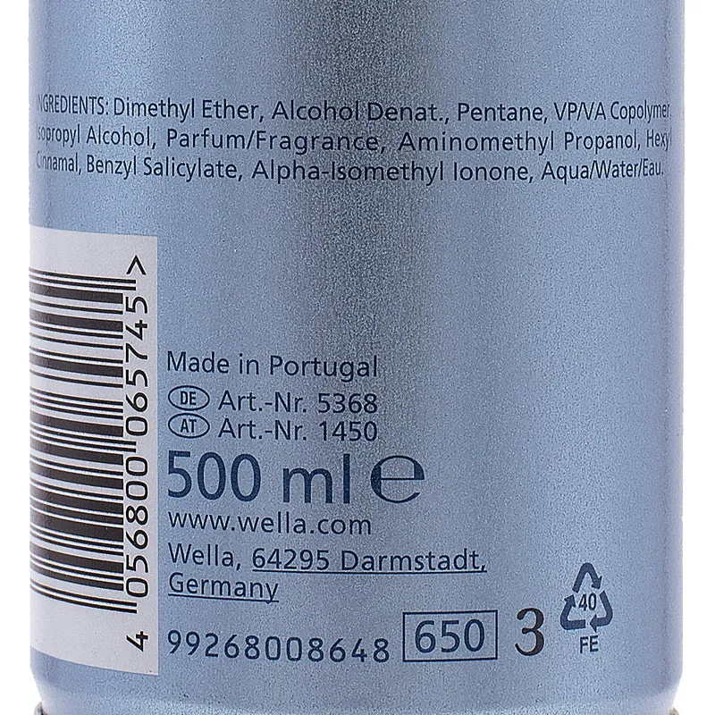Wella Finish & Style Performance Hairspray 500ml - lacca anti crespo