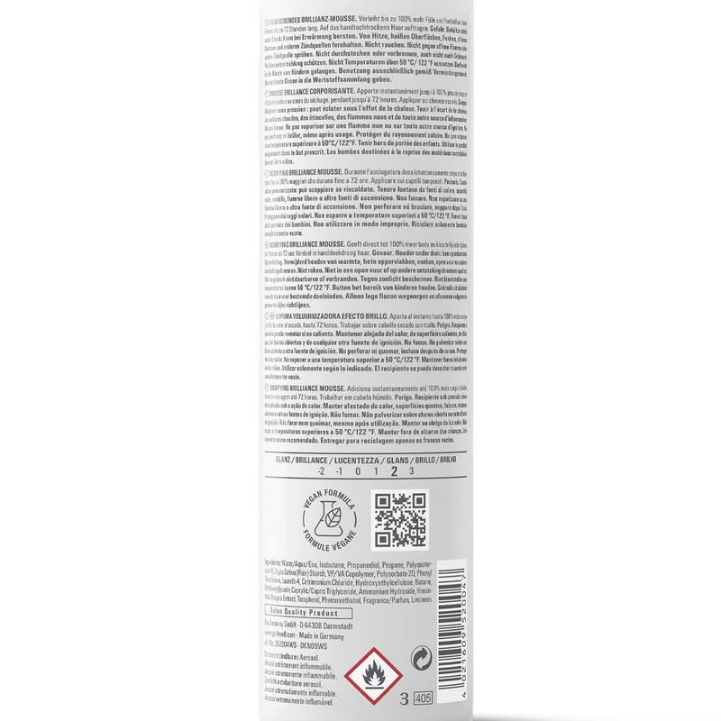 Goldwell Stylesign Bodifying Brilliance Mousse 300ml - mousse volumizzante illuminante