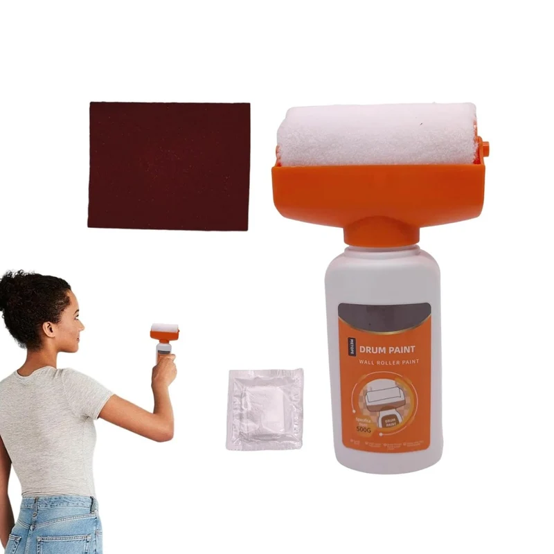 Kit di Riparazione per Pareti – Strumento Multiuso per Fissaggio, Verniciatura e Rattoppo con Pennello Incluso
