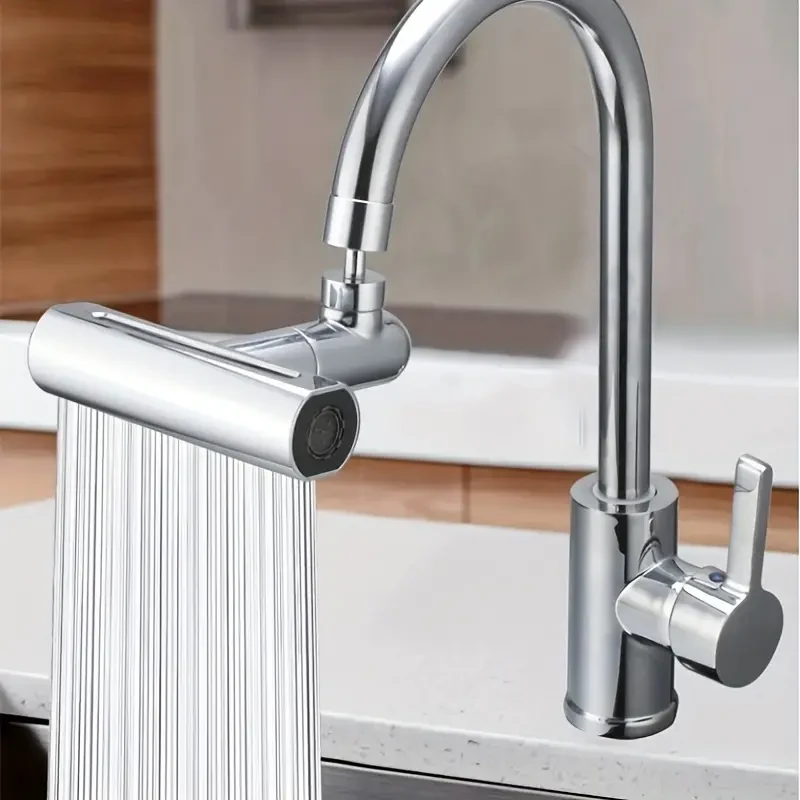 Rubinetto da Cucina 3 in 1 multifunzionale a cascata rotazione a 360 con 3 getti