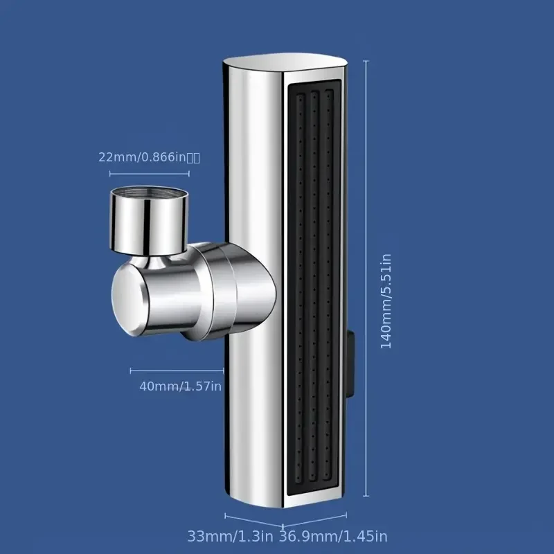 Rubinetto da Cucina 3 in 1 multifunzionale a cascata rotazione a 360 con 3 getti
