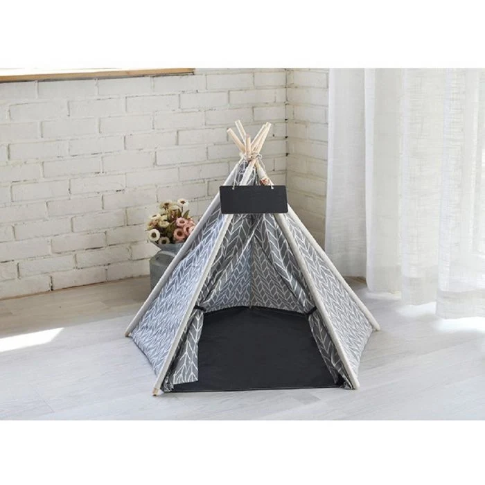 Cuccia per animali domestici Tenda Indiana con diverse fantasie portatile rimovibile lavabile