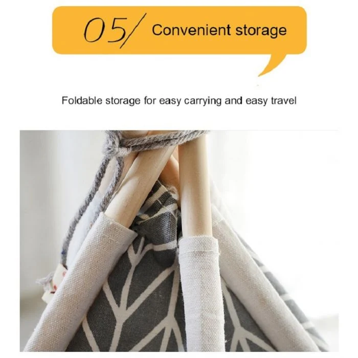 Cuccia per animali domestici Tenda Indiana con diverse fantasie portatile rimovibile lavabile