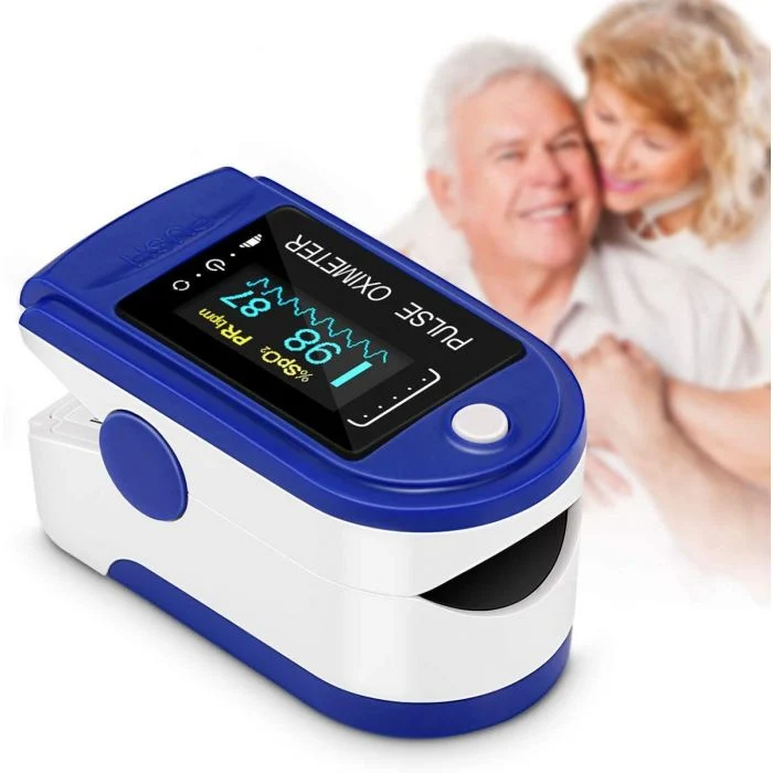 Saturimetro Portatile, Pulsossimetro da Dito, Misuratore Ossigeno, Ossimetro Pulse Oximeter
