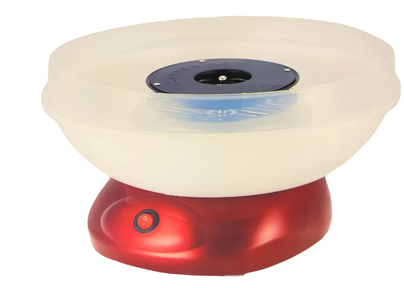 Macchina Per Lo Zucchero Filato Acciaio Inox e Alluminio 500w