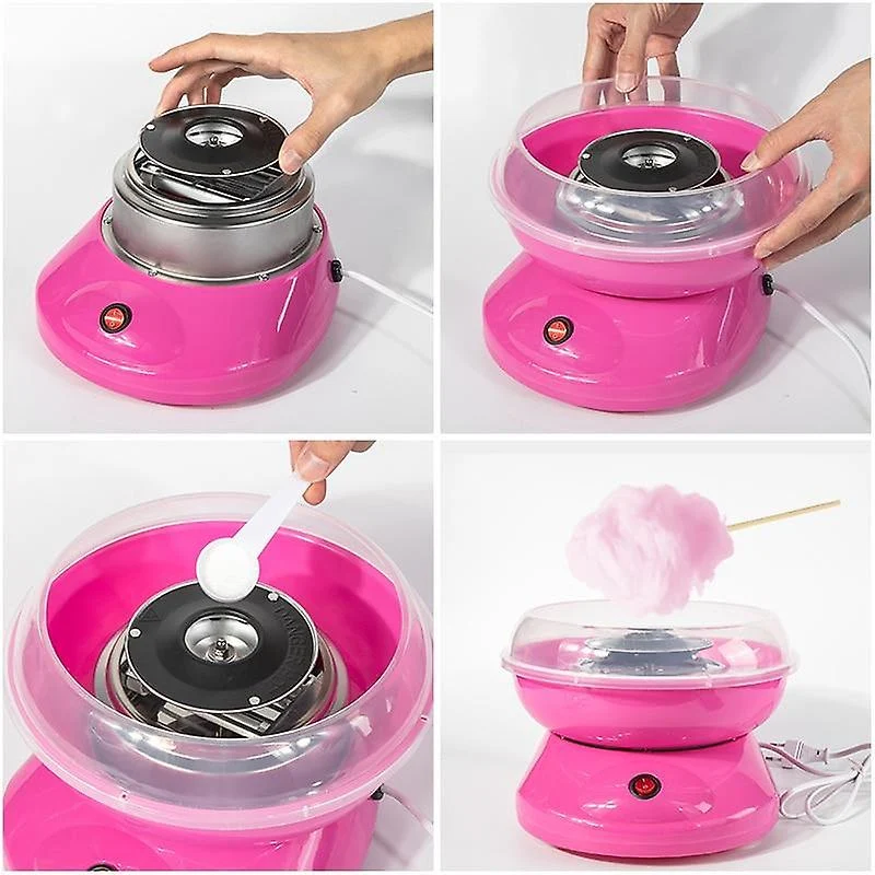 Macchina Per Lo Zucchero Filato Acciaio Inox e Alluminio 500w