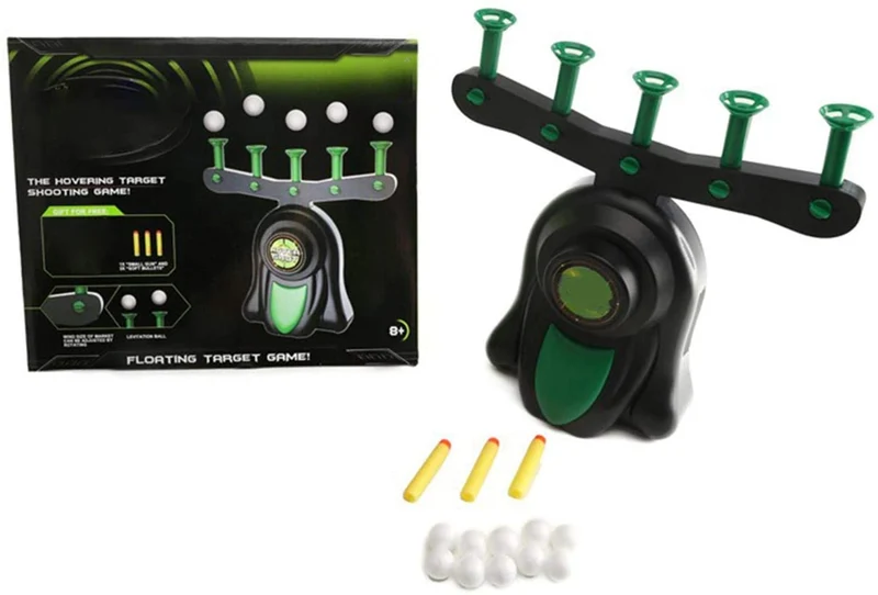 Air Shot il Gioco per bambini del tiro al Bersaglio fluttuante con doppia pistola per divertimento in famiglia