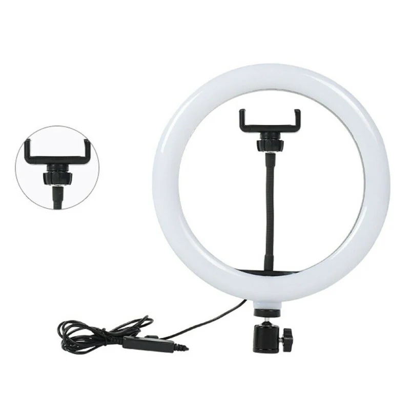 Anello luminoso Smd Led Per Video e Fotografia Selfie con Cavalletto e Supporto Smartphone