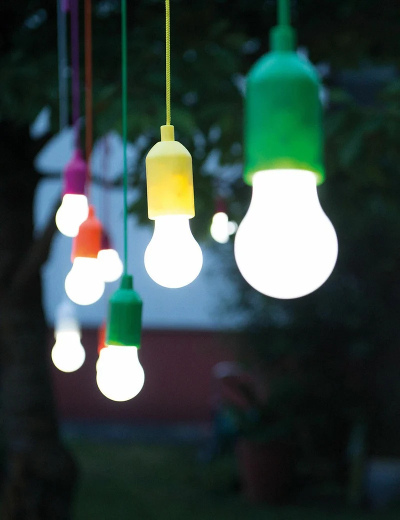 Lampadina luce led a batterie portatile con corda 10 pezzi