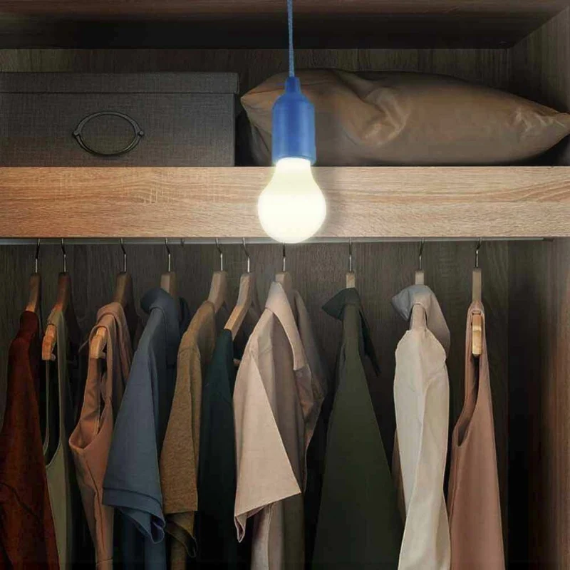 Lampadina luce led a batterie portatile con corda 10 pezzi