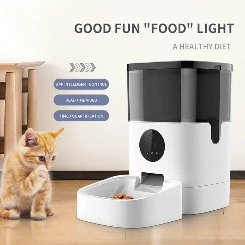 Dispenser automatico di mangime per animali domestici cani gatti dispenser