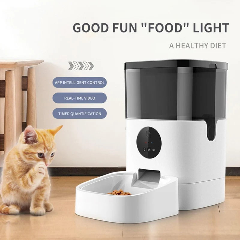 Dispenser automatico di mangime per animali domestici cani gatti dispenser