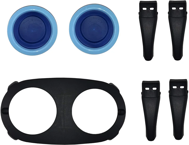 Ciotole per cani elevate mangiatoia a doppia ciotola ciotole per cani da viaggio supporto per ciotole per cani e gatti con 2 ciotole in silicone pieghevoli mangiatoia per animali sollevata adatto per cani di piccola taglia e gatti