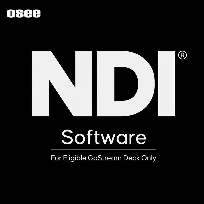 GoStream Deck NDI|HXSoftware (Eligible GoStream Deck Only)