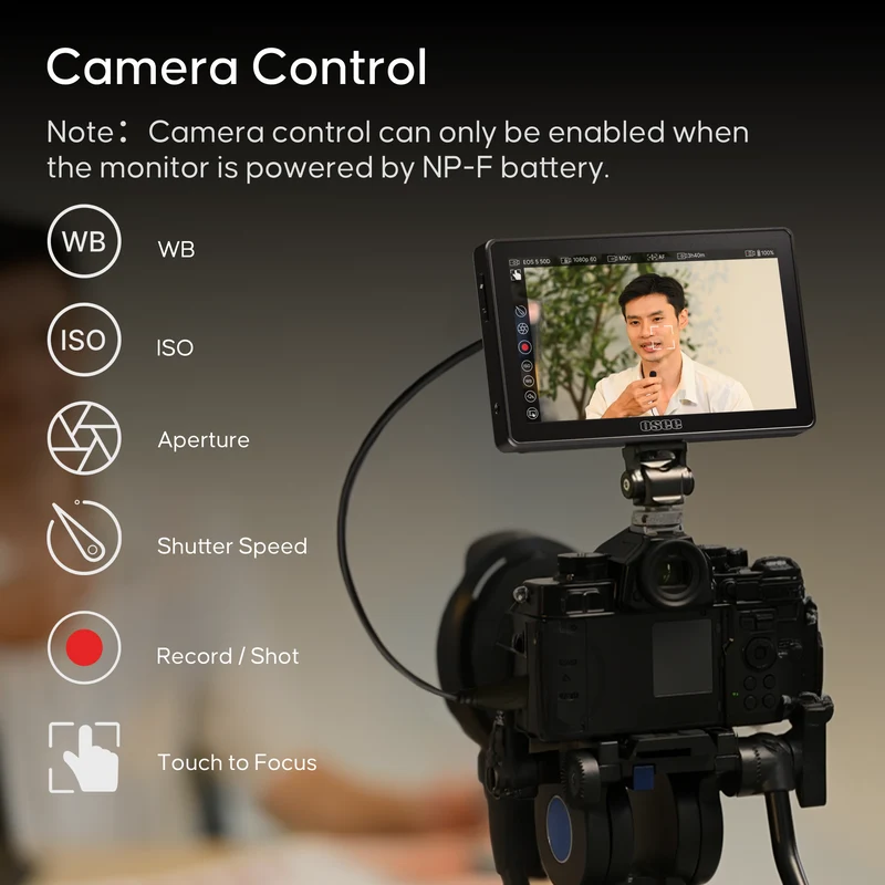 G7 Pro: 7 Inch 3000nits On-Camera Touchscreen Monitor | Camera Control Filmmaking Field Monitor