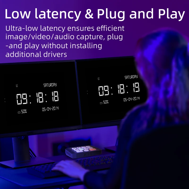 GoStream M2: USB 3.0 HDMI Capture Card | 2.1 HDMI Splitter/Switch Live Stream Record