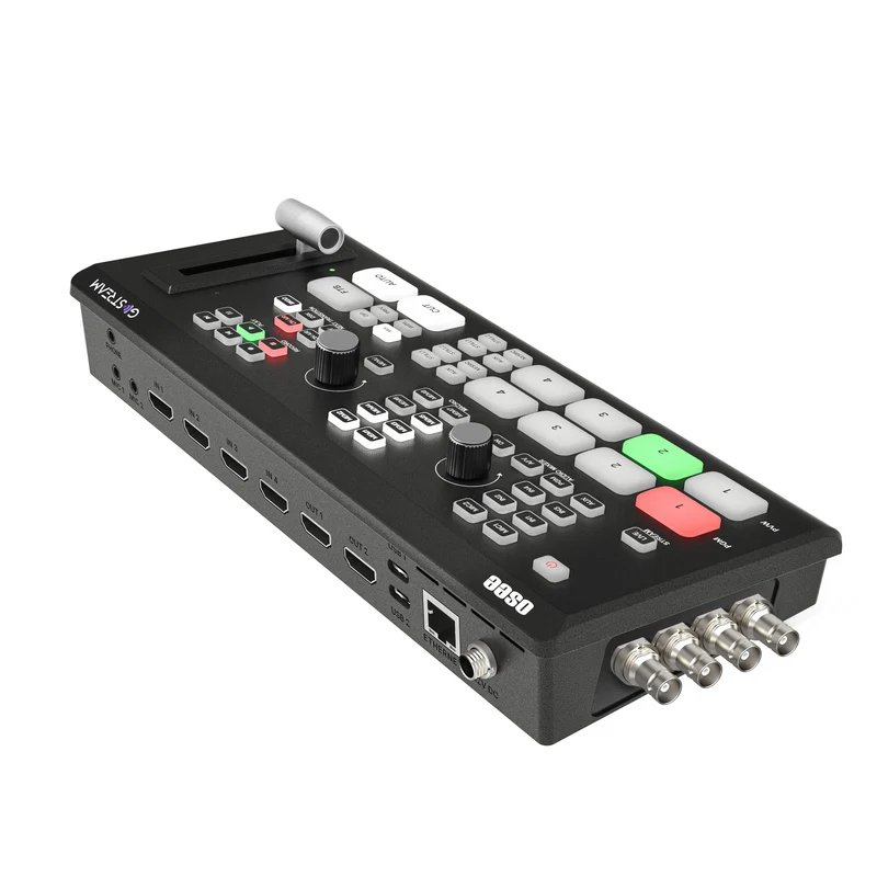 GoStream Duet: SDI Video Mixer & Broadcast Switcher for Live Stream | NDI HX, Multi-Camera Switching