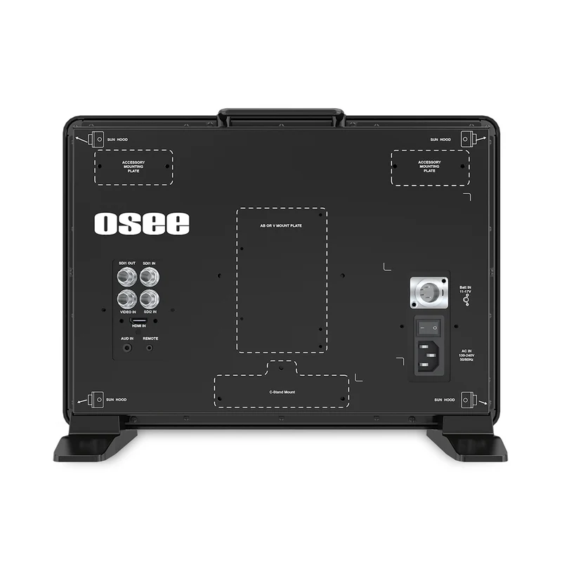 Megamon 15: 15.4" Director Production Monitor | 1000nits Brightness, HDMI 3G SDI I/O & Carrying Case | Studio & Field Use