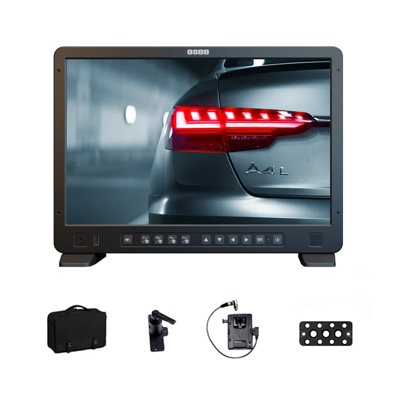 Megamon 15: 15.4" Director Production Monitor | 1000nits Brightness, HDMI 3G SDI I/O & Carrying Case | Studio & Field Use