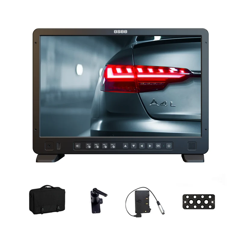 Megamon 15: 15.4" Director Production Monitor | 1000nits Brightness, HDMI 3G SDI I/O & Carrying Case | Studio & Field Use