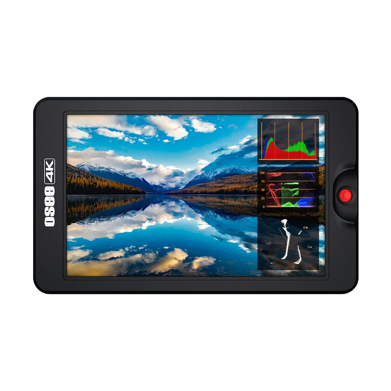 G7 7" HDR On-Camera Field Monitor Kit | 1000nits Brightness, Waveform & Peaking, 3D LUT Support | HDMI I/O with Sunhood & Mounting Solutions