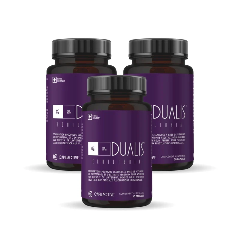 CapilActive DUALIS Equilibria : Boost Anti-chute & Équilibre Hormonal Capillaire Homme et Femme