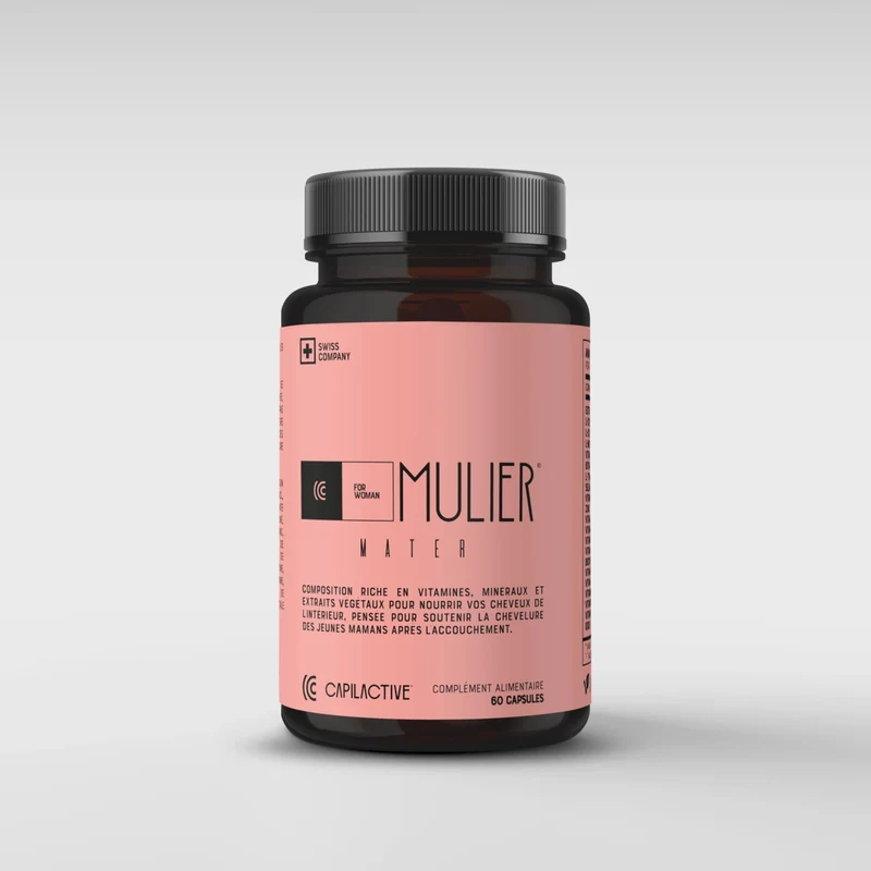 CapilActive MULIER Mater : Complément Capillaire Anti-chute Post-partum & Régénération