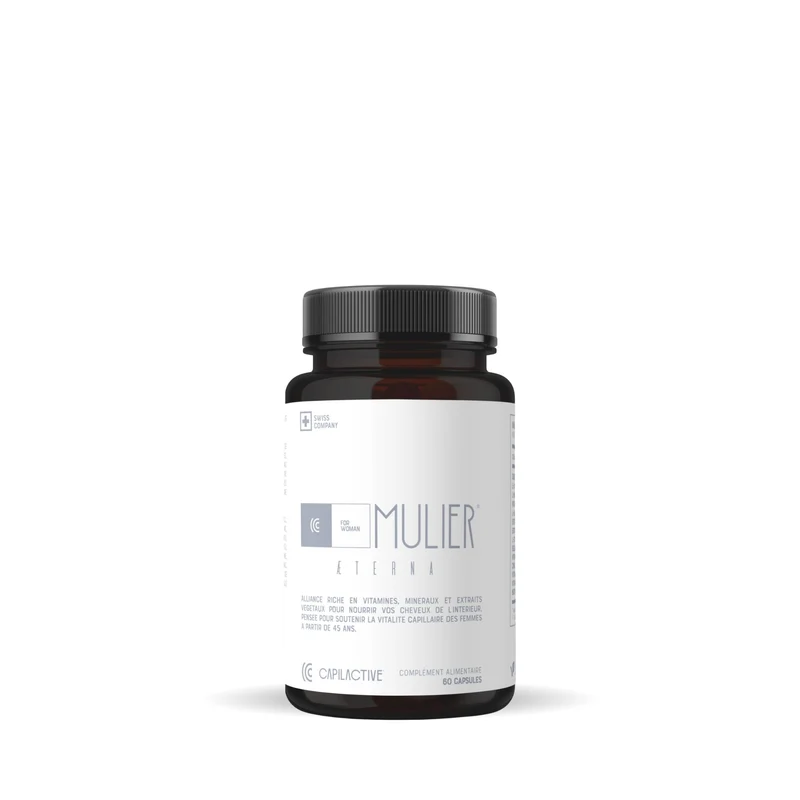 CapilActive MULIER Æterna : Anti-chute et Densité Cheveux Femme 45+ (Ménopause & Hormones)